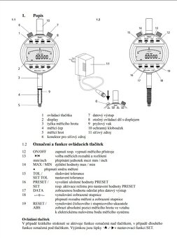 Digitální úchylkoměr MARCATOR 1088 - 3