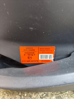 Sedačka Britax King 2 - 3