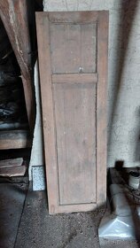 Staré zdobené dveře od skříně/almary - 3