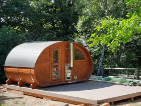 Oválná sauna s odpočívárnou - 3