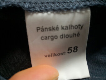 Nové pánské prac./pochůzkové kalhoty Cargo vel. 58,62,64 - 3