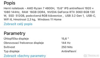 ASUS ROG Strix G15 G513IM-HN008W Eclipse Gray - 3