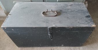 telefonní kabel, vojenská bedna - 3