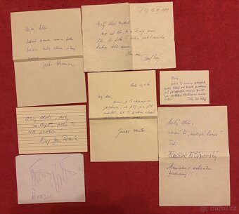 Autogramy - karty a dopisy R. 1989 - 3