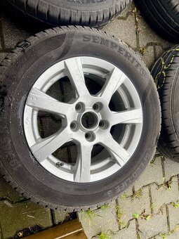 Alu kola ATS rozteč 5x112 zánovní letní pneu 195/65/15 - 3