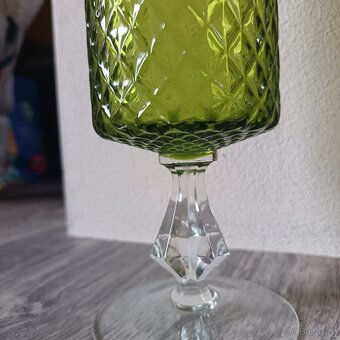 Skleněná váza - číše ? - 3