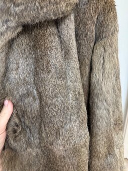 Luxusní pravý kožich z králíka – dovezený z USA (Montana) – - 3