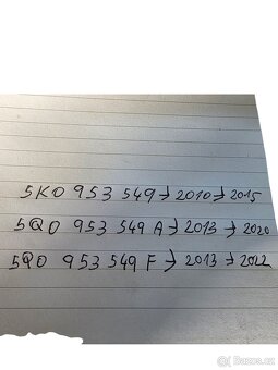 Kroužek airbagu Octavia II,III  5K0953549A,F/5Q0953549 - 3