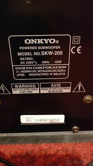 ONKYO SKW-205 hifi subwoofer - 3