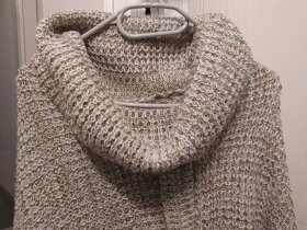 Delsi svetr - ponco styl - 3