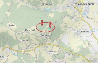 Prodej lesního pozemku v k.ú. Dolní Kožlí - 3