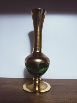 novoborské sklo - malá vázička - 3