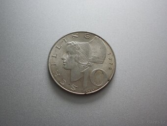 Stříbrný 10 Schilling 1972 - 3