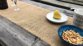 Dekorační Jutový pás, stuha - 3