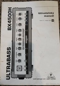 Baskytarový aparát, Behringer BX4500H, Marshall MBC410 - 3