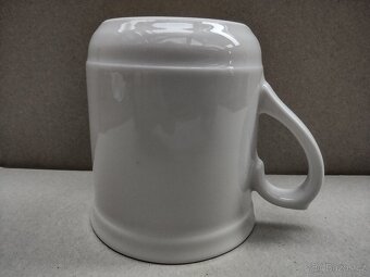 Porcelánový hrnek č.3  bez dekoru, v barvě bílá - 3