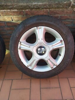 Alu kola 15 " orig Seat+ letní pneu - - 3
