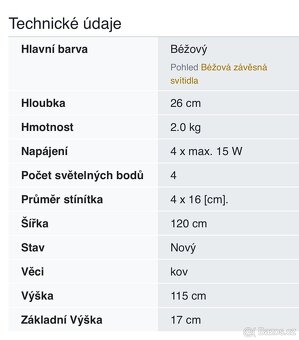Svítidlo - 3