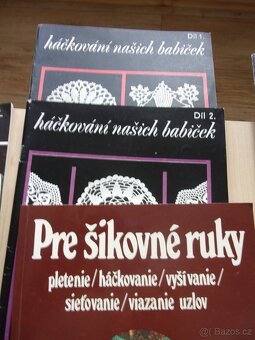 HÁČKOVACÍ PŘÍZE A KNIHY O HÁČKOVÁNÍ, VYŠÍVÁNÍ .... - 3