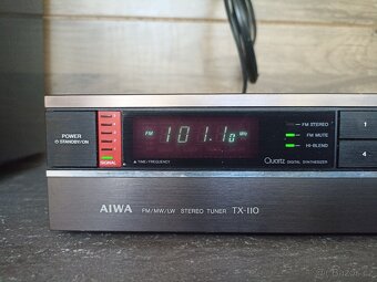 Vintage AIWA TX-110 – FM/MW/LW Stereo Tuner (plně funkční) - 3
