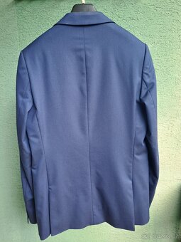 Společenský pánský oblek vel. 46/182 - modrý - 3