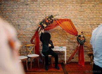 Látka na svatební oblouk - 3