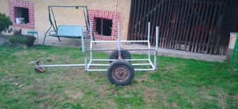 Vozík na dřevo - vyvážečka - 3