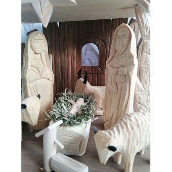 Dřevěný betlém 14D2 - 3