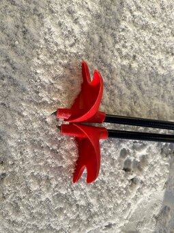 Kompozitove lehke bezkarske hulky hole Skol na bezky 120cm - 3