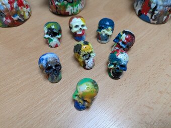 Lebka - Skull - Dekorace, těžítko - 3