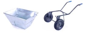 Vozík - zahradní kolečko výklopné zinkovaný nosnost 300kg - 3