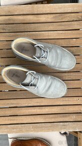 Šedé kožené kotníkové boty Vasky Desert, vel. 41, jako nové - 3