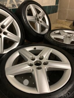 Alu kola AUDI R17 5X112 LETNÍ PNEU 225/45 R17 100% Vzorku - 3