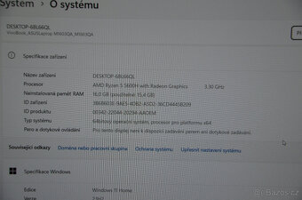 Asus Vivobook M1603Q i5/16GB/SSD 256GB/záruka - 3