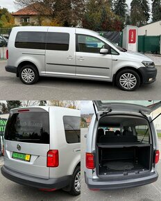 ► VW CADDY MAXI 4x4 2,0 TDI - 90 KW, 7 MÍST, PARK. KAMERA ◄ - 3