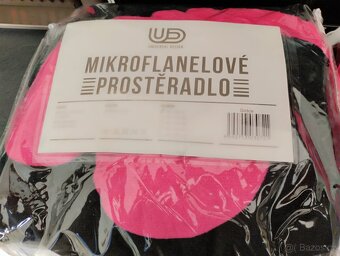 Flanelové prostěradlo nové - 3