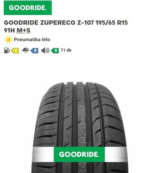 195/65 R15 91H - 3