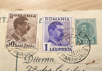 Dopisnice z Rumunska do Prahy, 1936. - 3