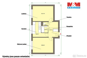 Prodej bytu 2+1, 52 m², Velká Hleďsebe, ul. Havlíčkova - 3