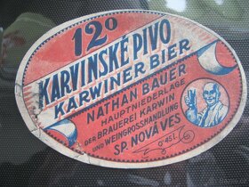 koupím staré pivní etikety před rokem 1948 - 3