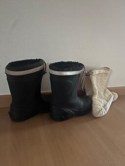 Dětské zateplené holinky DEMAR MAMMUT vel. 34-35 - 3