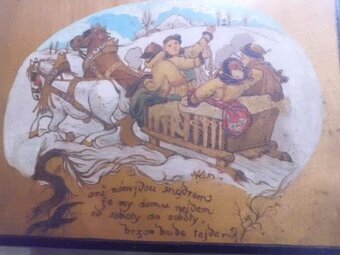 Unikátní Starožitná Vyřezávaná Truhlička - MIKOLÁŠ ALEŠ - 3