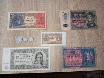 Staré bankovky RU,Čsr,protektorát,čssr, německo - 3