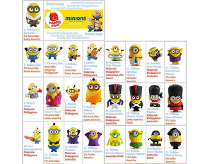 Happy Meal, 10ks Minions 2015, Mimoni od MC Donalds - 3