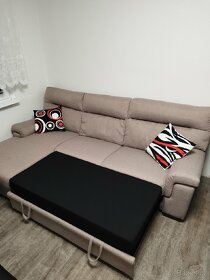 Rohová rozkládací sedačka - 3