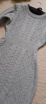 Shein copánkové svetrové mini šaty - 3