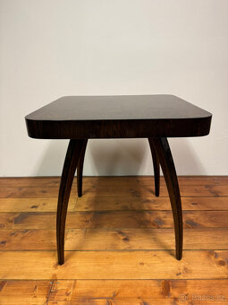 Konferenční stolek Halabala po renovaci - šelak - 3