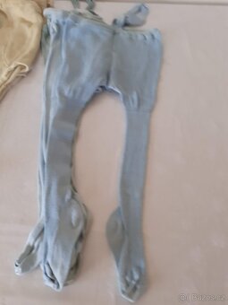 Retro dětské punčocháče - vel. asi 74 - 3