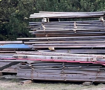 Modřín stavební řezivo - Fošny 4 m3 - 3