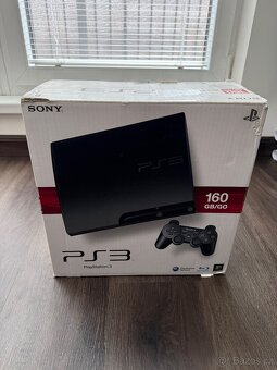 Ps3 slim 160GB + 2 ovladače + 9 her - 3